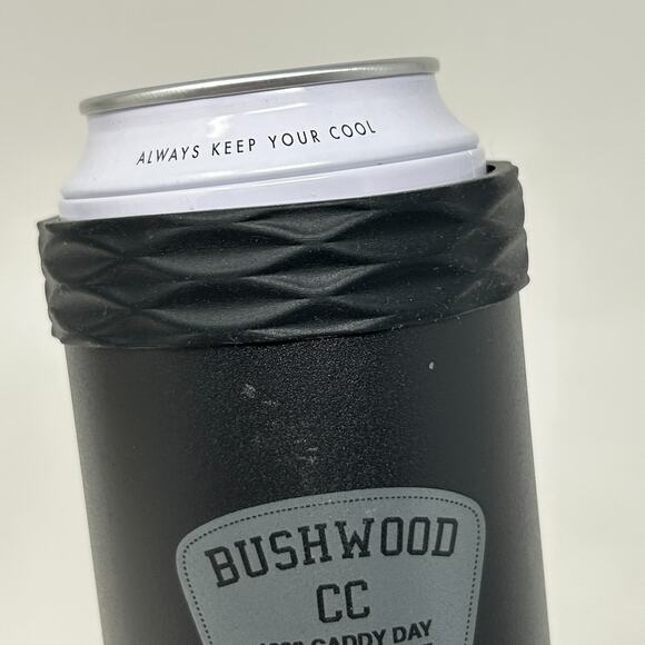 Lot of 2 Caddyshack Corkcicle Arctican Can Bottle Cooler Black Travis Mathew - Picture 3 of 16